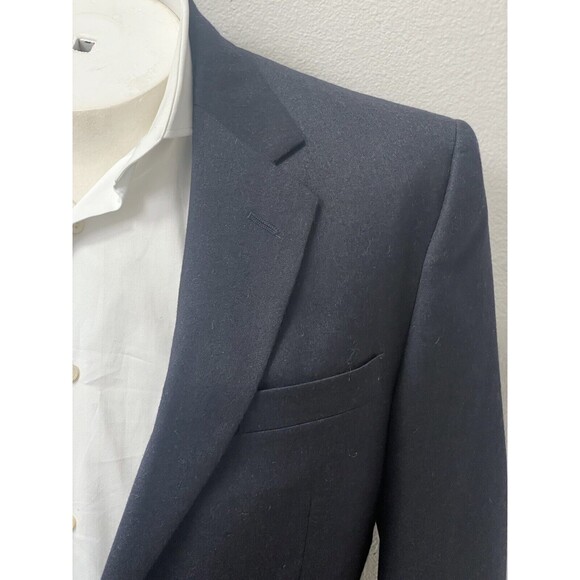 Jos A. Bank Cashmere Wool Blazer Mens 40R Black Sport Coat Suit Jacket - Picture 3 of 16